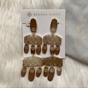 Kendra Scott Emmet Filigree Earrings in Gold